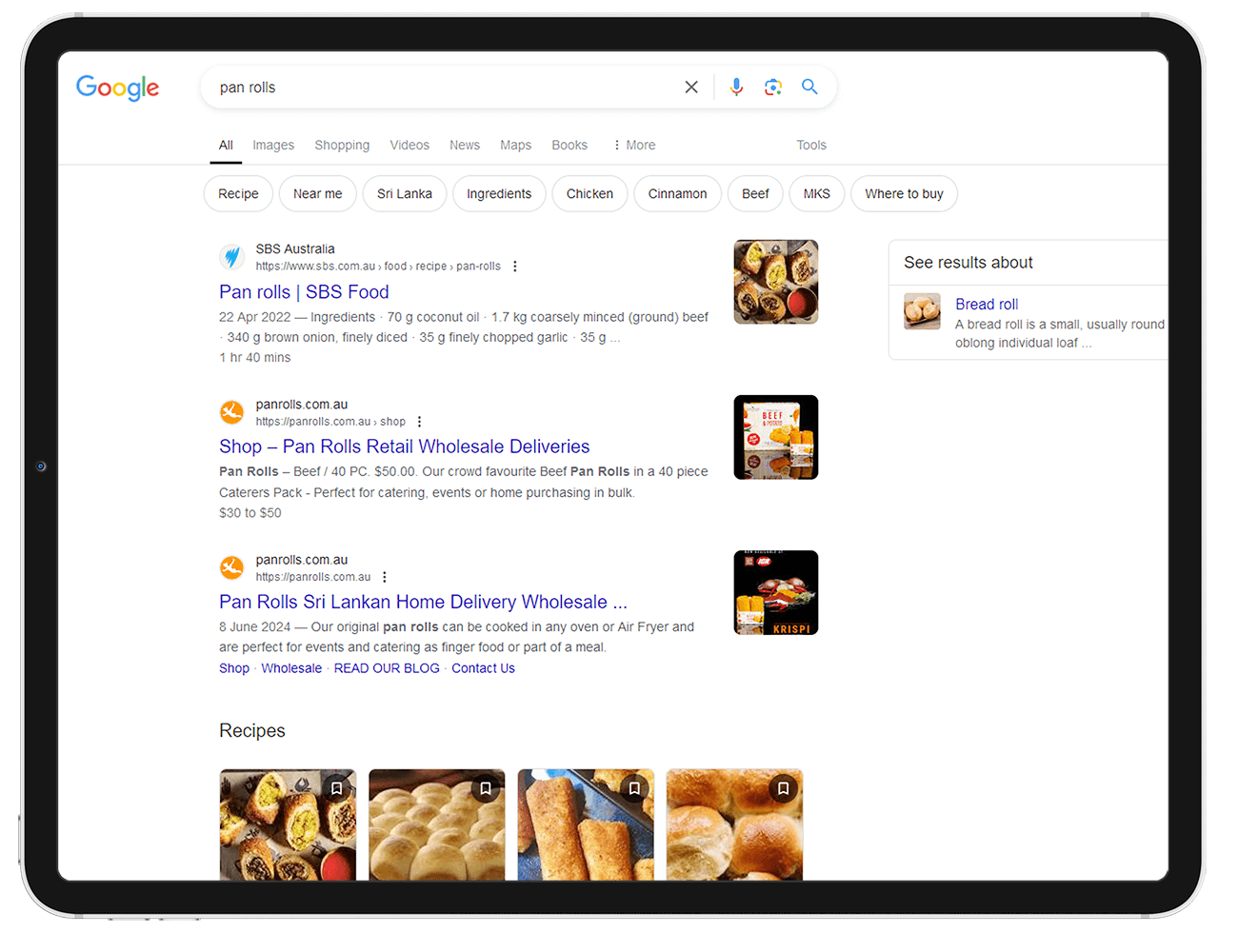 Organic SEO Campaign for a medium size Food Manufacturing business