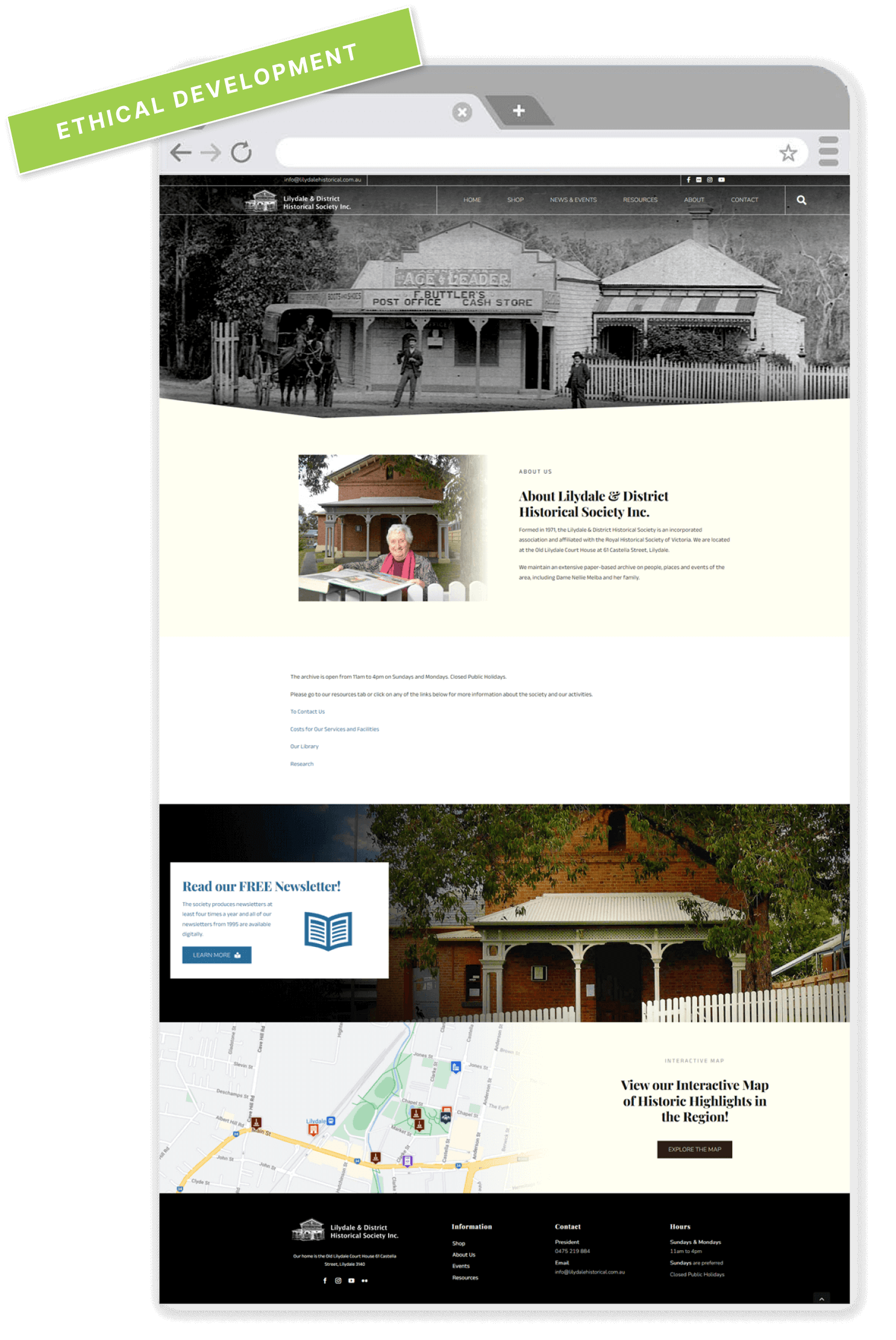 ethical website development and wordpress